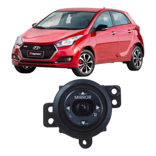 Botão Comando Retrovisor Elétrico Hyundai Hb20 2012 A 2019