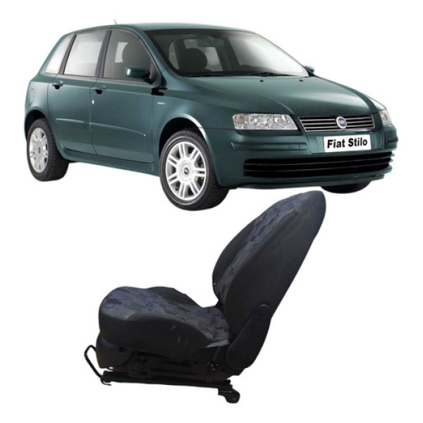 Banco Dianteiro Direito Fiat Stilo 1.8 2009 Cinza