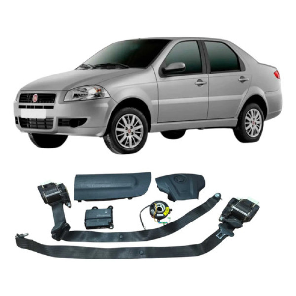 Kit Airbag Fiat Siena 1.0 2004 Original 00051920996
