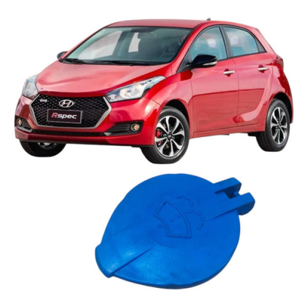 Tampa Reservatorio Agua Limpador Parabrisa Hyundai Hb20 2017 Azul
