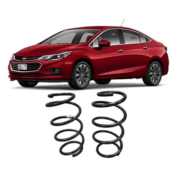 Par De Molas Traseira Al1125 Gm Cruze 1.4 Turbo 2018-2021
