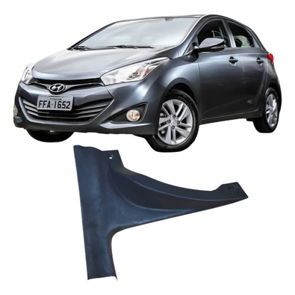 Acabamento Soleira Traseira Direita Hyundai Hb20 2013 Prata