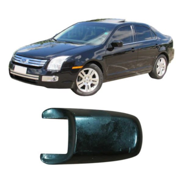 Acabamento Maçaneta Traseira Esquerda Fusion 2006 Original Preto