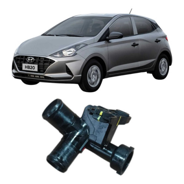 Válvula Cavalete Água Hyundai Hb20 2020 A 2024 1.0