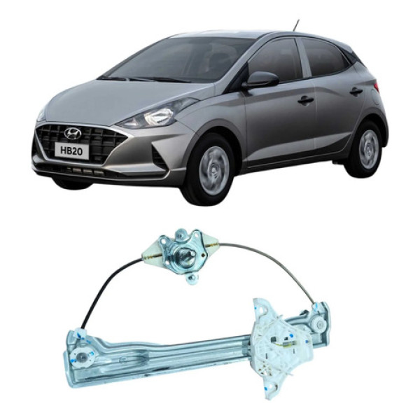 Maquina Vidro Traseira Direita Hb20 1.0 3c 2020 Original