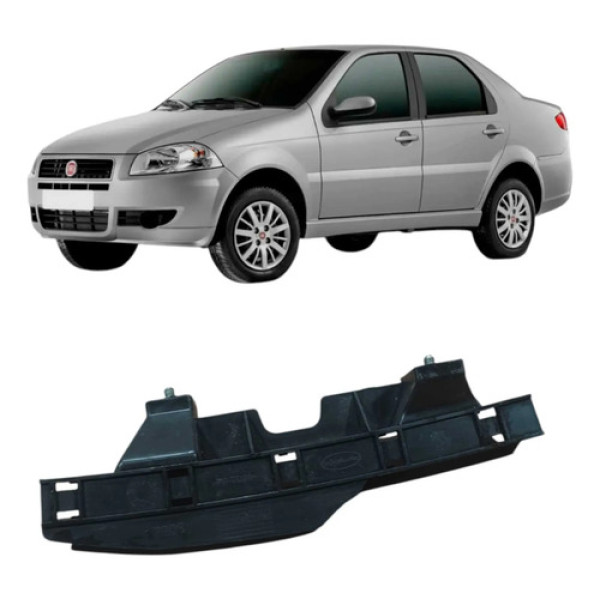 Guia Vidro Porta Traseira Direita Fiat Siena 2013 Original Preto