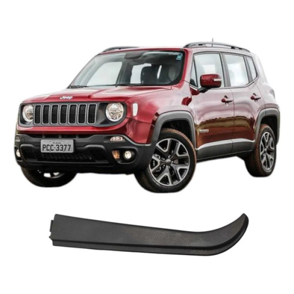 Acabamento Forro Porta Traseira Direita Jeep Renegade 2015 Cinza