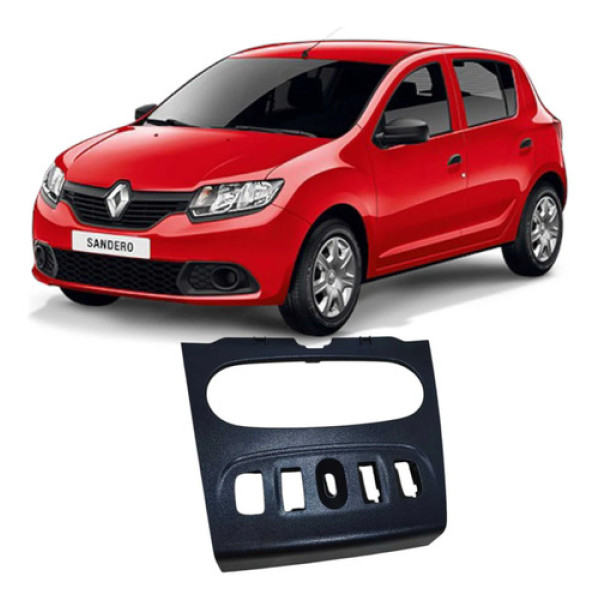 Moldura Painel Central Inferior Renault Sandero 2019 