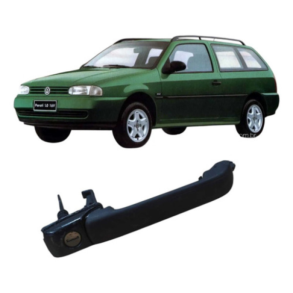 Maçaneta Externa Dianteira Direita Vw Parati 1.8 2p 1998 Verde Dianteira