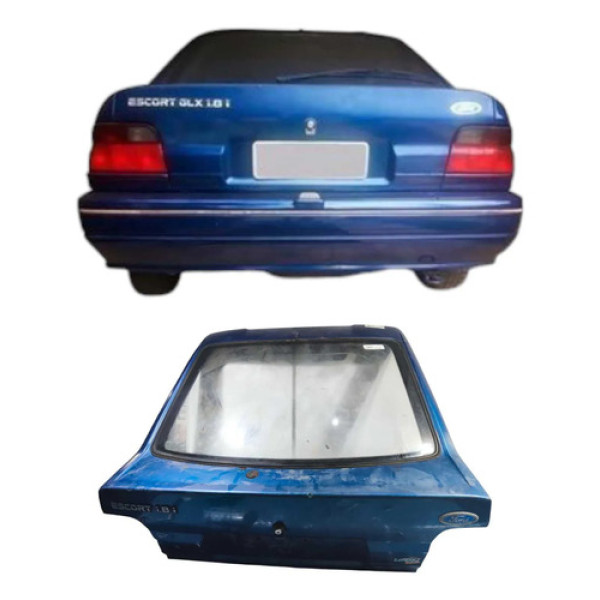 Tampa Traseira Porta Malas Azul Ford Escort 1996 2029wh22 Azul-turquesa