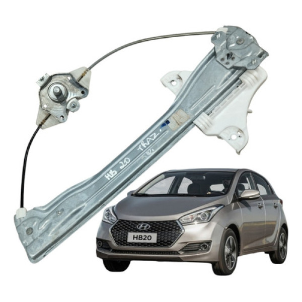 Maquina Vidro Elétrico Traz Esquerdo Hb20 1.0 4p 2021