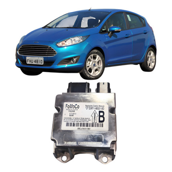 Módulo Air Bag Com Colisão Ford Fiesta 2014 A 2018  .