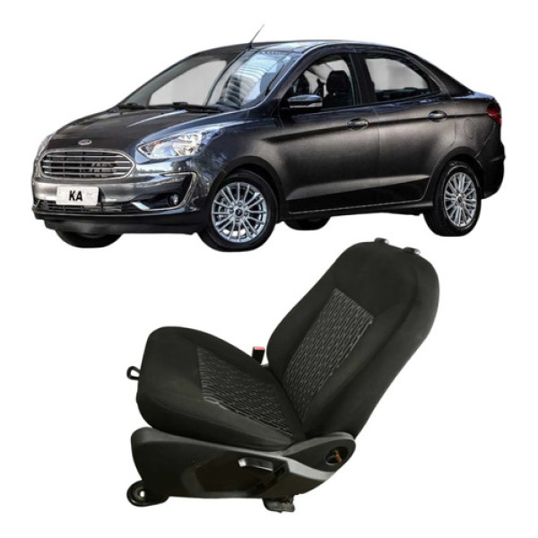 Banco Dianteiro Esquerdo Ford Ka 2020 1.0 3c Original Preto