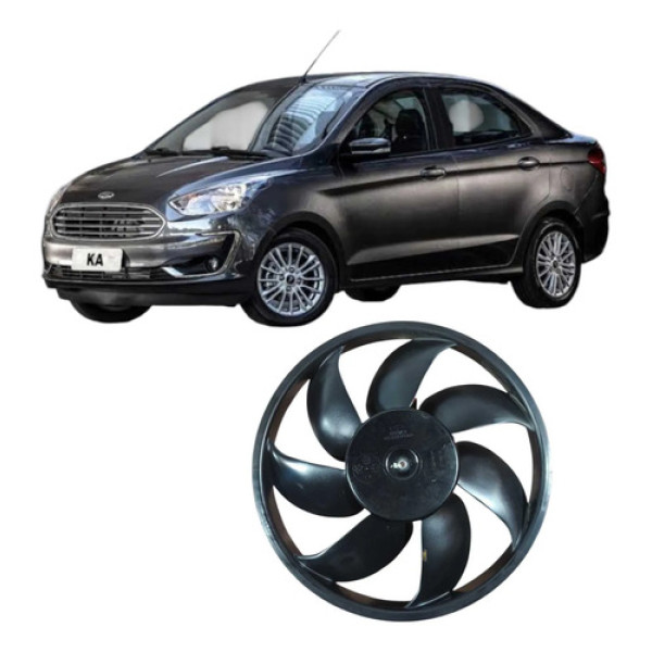 Eletroventilador Radiador Ford Ka 2019 1.5 3c Original