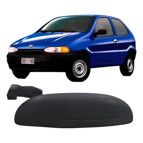 Maçaneta Externa Porta Palio 2006 Direita Preto Dianteira