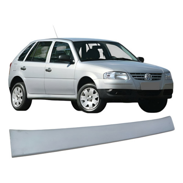Moldura Do Teto Traseira Volkswagen Gol 2005 373867625  Prateado