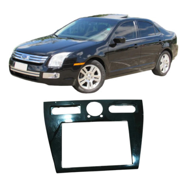 Moldura Painel Central Ford Fusion 2006 2.3 6n735404302akw Preto