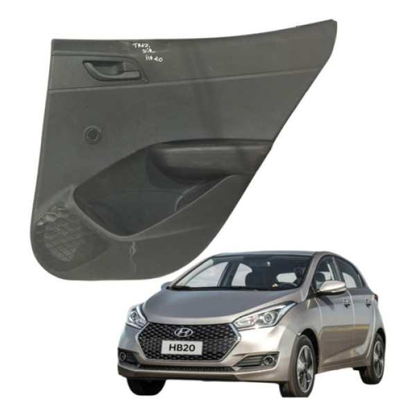 Forro Porta Traz Direita Hb20 1.0 Flex 4p 2021 Preto Preto
