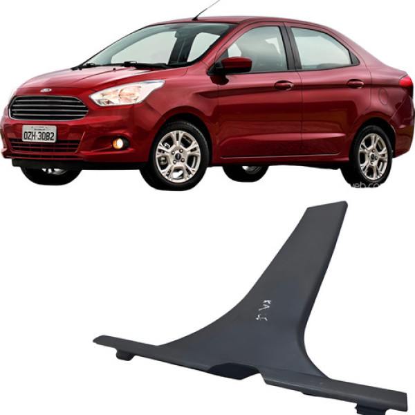 Acabamento Coluna Central Direita Ford Ka 2018 A 2021