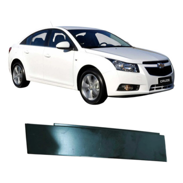 Moldura Coluna Porta Dianteira Gm Cruze 2013 1.8 Automática Preto