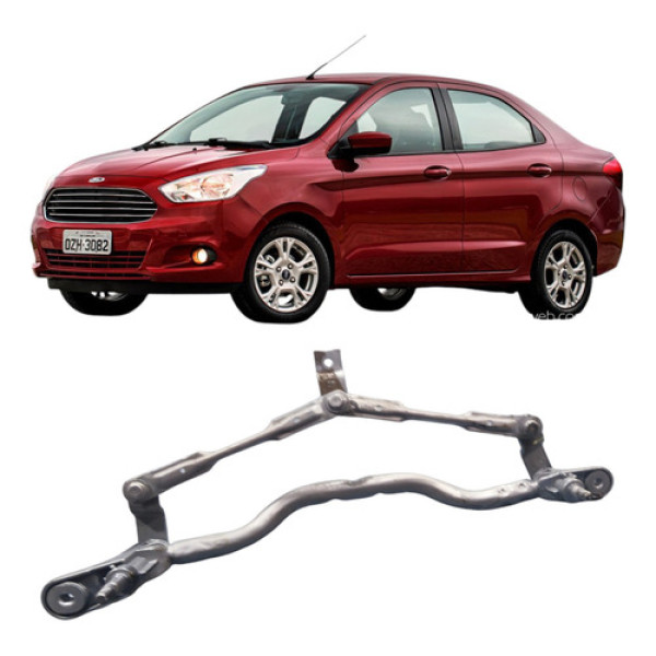 Motor Limpador Parabrisa Máquina Galhada Ford Ka 2015 A 2018