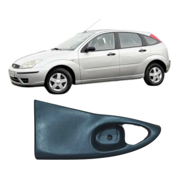 Moldura Maçaneta Int Tras Esquerd Focus 2007 98aba266a21bhw  Preto Traseira