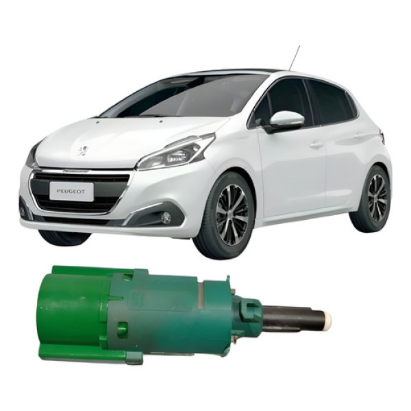 Sensor Pedal De Freio Peugeot 208 2017 9804869480  Branco . Branco