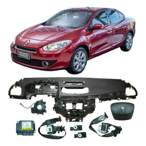Kit Airbag Renault Fluence 2014 2.0 285581920r Original Preto