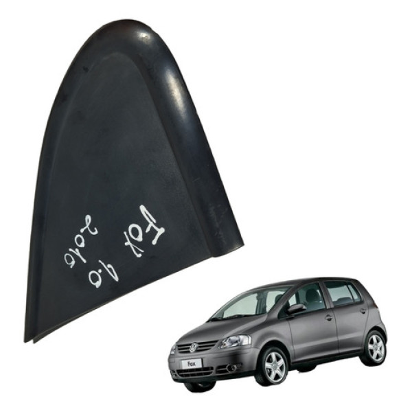 Acabamento Moldura Retrovisor Externo Direito Fox 2003/2010 Preto