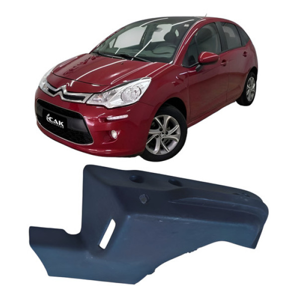 Moldura Esquerda Porta Mala Citroën C3 2013 1.5 96759176 - Preto
