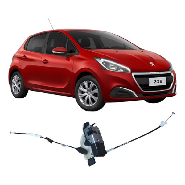 Fechadura Porta Dianteira Direita Peugeot 208 2019