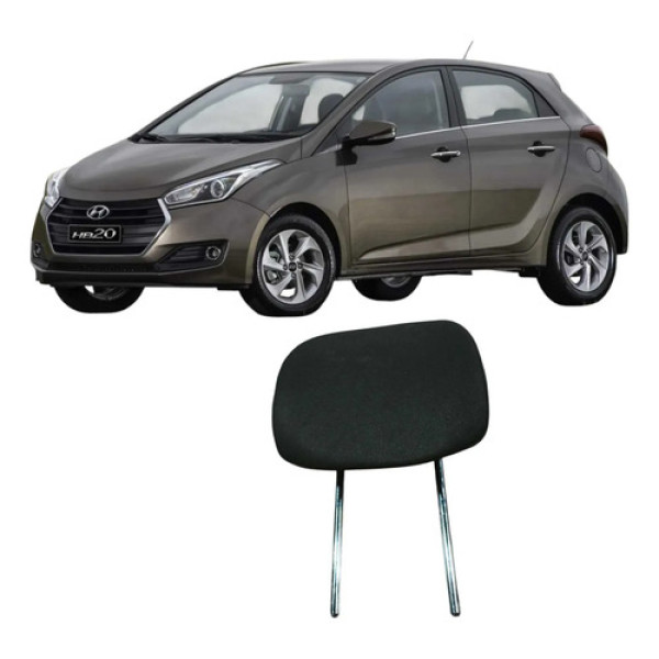 Encosto Cabeça Dianteira Hyundai Hb20 2016 1.0 3c Original Preto