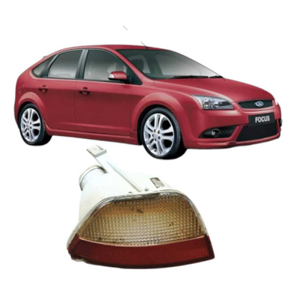 Lanterna Parachoque Traseiro Direito Ford Focus 2008 Direito/passageiro Vermelho
