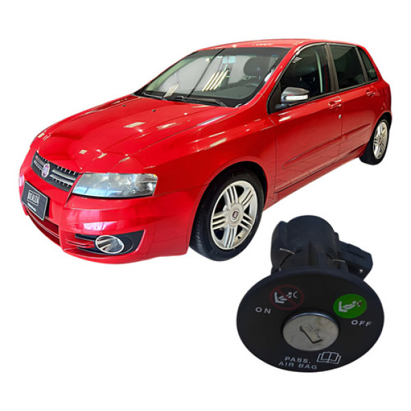 Botão Chave Comando Airbag Fiat Stilo 2009  46480451 Preto
