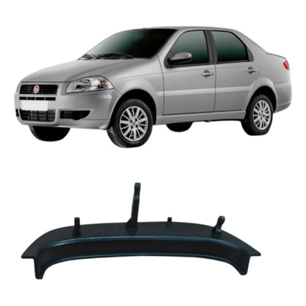 Acabamento Painel Instrumentos Fiat Siena 2013 100196953 Preto Listras