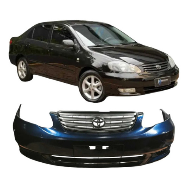 Para-choque Dianteiro Toyota Corolla 2004 1.8 Original Preto