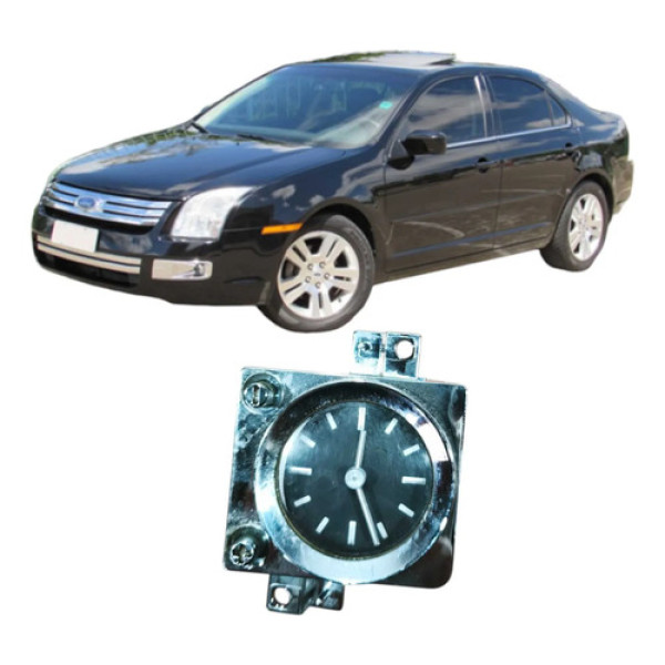 Relógio Central Painel Ford Fusion 2006 A 2009 6n7c15000ab