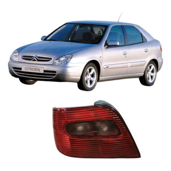 Lanterna Traseira Esquerda Citroen Xsara 2001 Original Esquerdo/motorista Vermelho