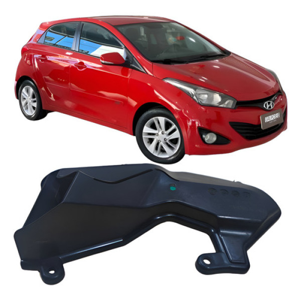 Proteção Duto Ar Condicionado Hyundai Hb20 1.0 3c 2013 Prata Prata