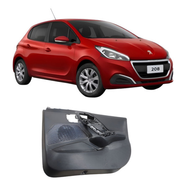 Forro Dianteira Direita Peugeot 208 2019 1.2  Preto Listras