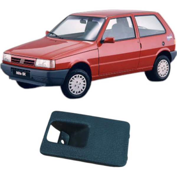 Moldura Acabamento Painel Fiat Uno Mille 1.0  2000 1815058  Preto Listras