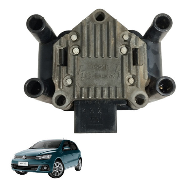 Bobina Ignição Fox Gol 1.6 Power Flex 8v 2008 A 2016