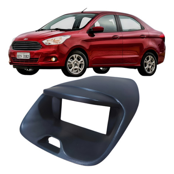 Moldura Computador Bordo Painel Ford Ka Se 2018 E3b5046b7 Branco