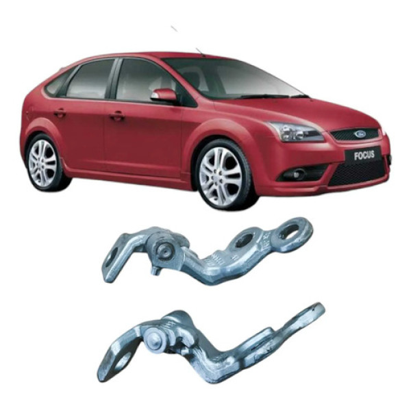 Par Dobradiça Da Porta Ford Focus Prata 2008