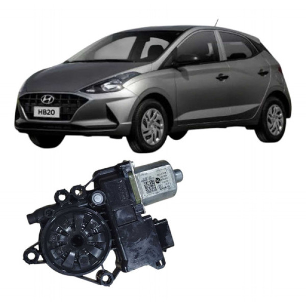 Motor Máquina Vidro Dianteiro Esquerdo Hyundai Hb20 2021