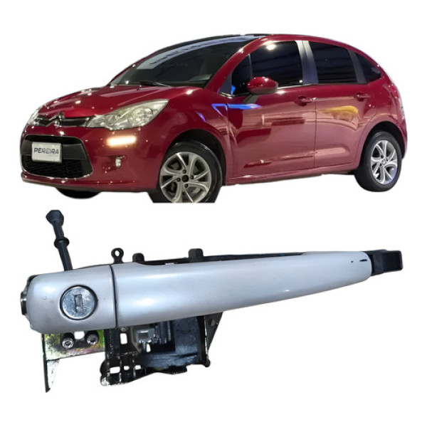 Maçante Externa Dianteiro Esquerdo Citroën C3 2013 980111928 Branco