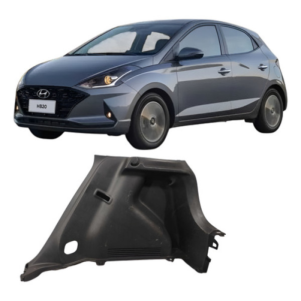 Forro Lateral Direito Porta Malas Hyundai Hb20 2021