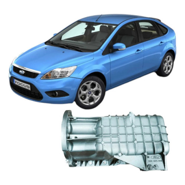 Cárter Alumínio Óleo Motor Ford Focus 2009 Xs6e6675b1h