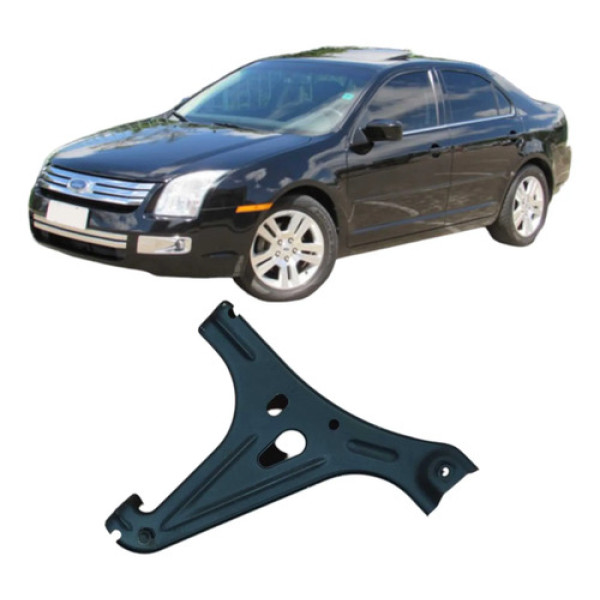 Suporte Paralama Dianteiro Esquerdo Ford Fusion 2006 1306143 Preto