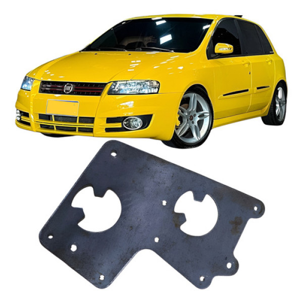 Suporte Externo Metal Caixa Ar Fiat Stilo 1.8 4c 2009 Vermelho